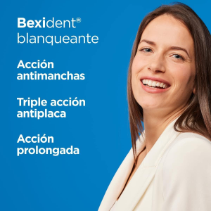 sonrisa blanca con colutorio blanqueador blexident